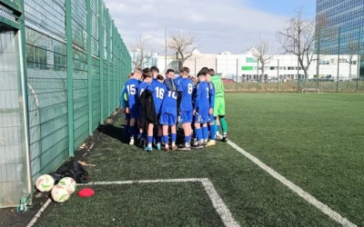 Ekipa U15 modri proti ekipi NK Olimpija na ZLL